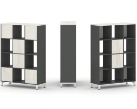 Набор стеллажа 1 сторон., 4 яр. 1121x400x1615 Стайл Проджект / Style Project images