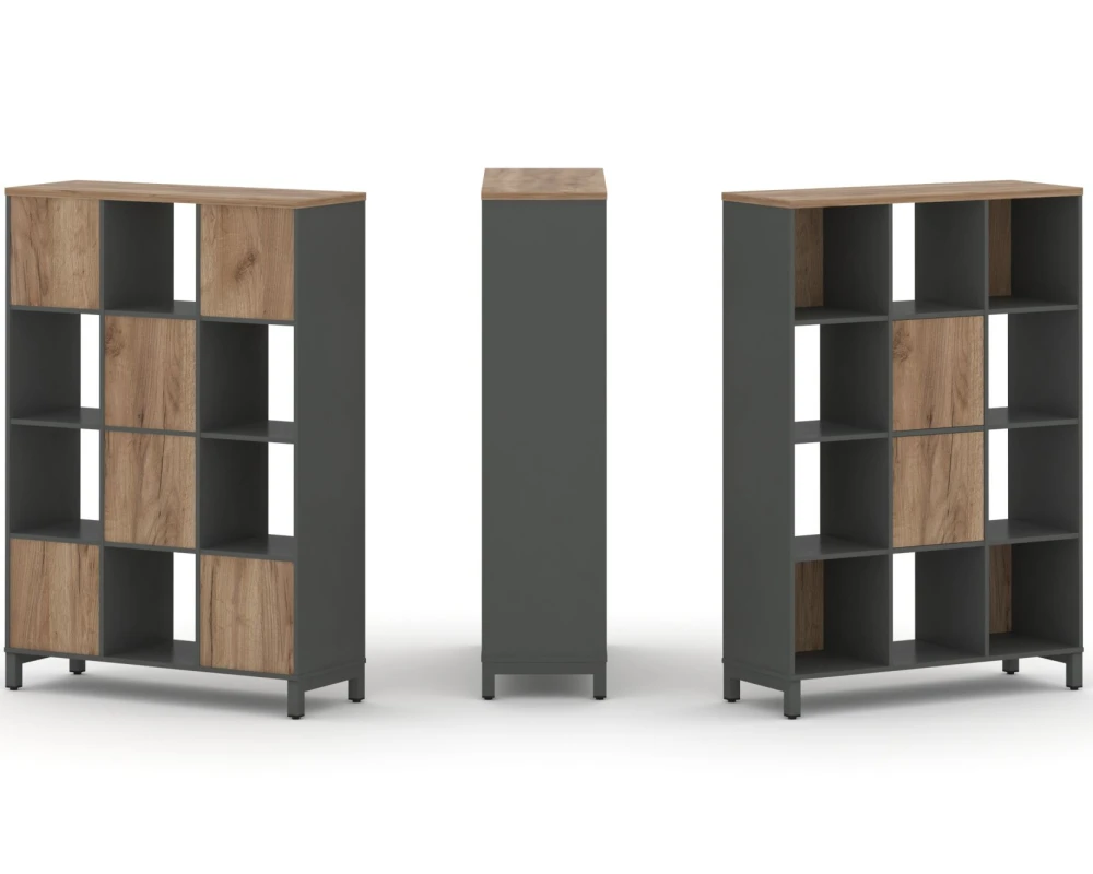 Набор стеллажа 1 сторон., 4 яр. 1121x400x1615 Стайл Проджект / Style Project