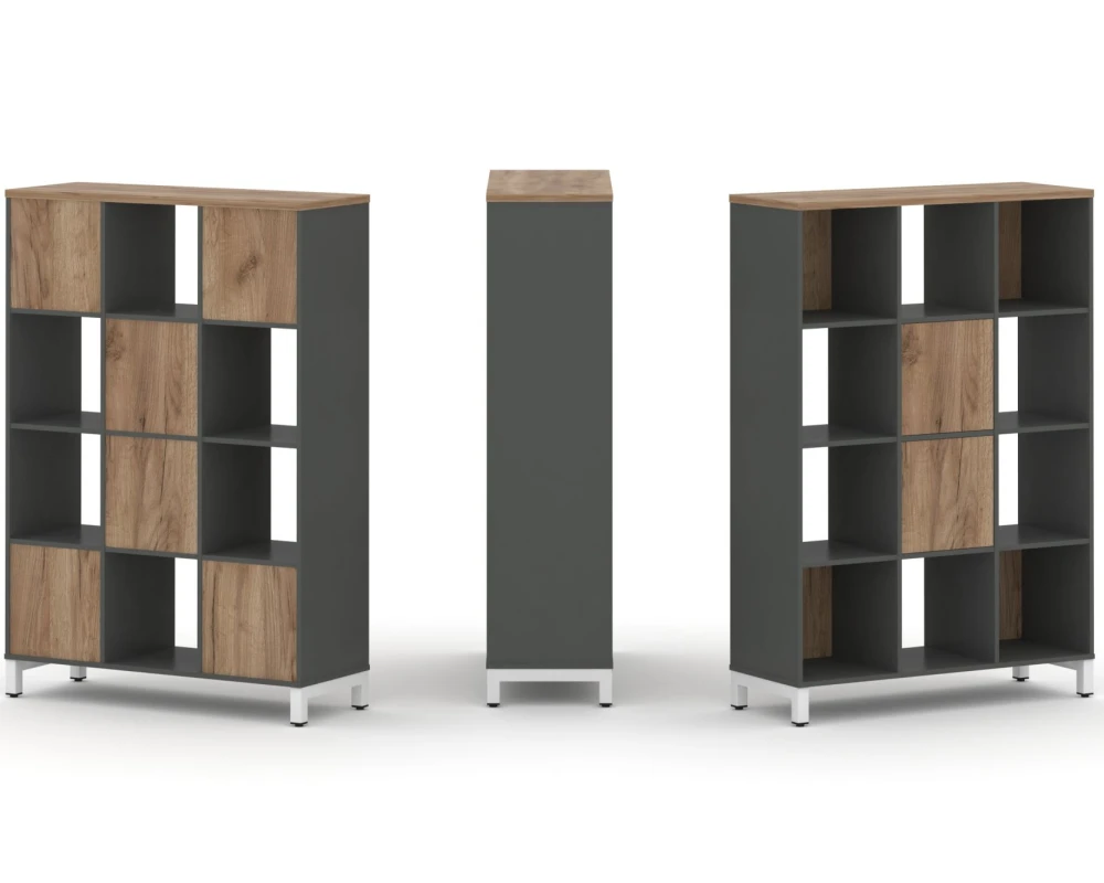 Набор стеллажа 1 сторон., 4 яр. 1121x400x1615 Стайл Проджект / Style Project