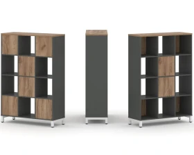 Набор стеллажа 1 сторон., 4 яр. 1121x400x1615 Стайл Проджект / Style Project images