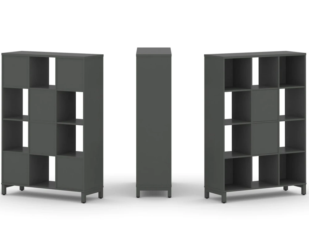 Набор стеллажа 1 сторон., 4 яр. 1121x400x1615 Стайл Проджект / Style Project