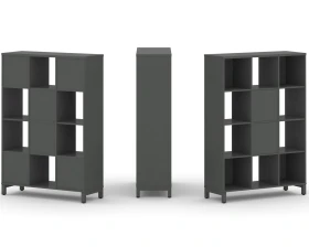 Набор стеллажа 1 сторон., 4 яр. 1121x400x1615 Стайл Проджект / Style Project images