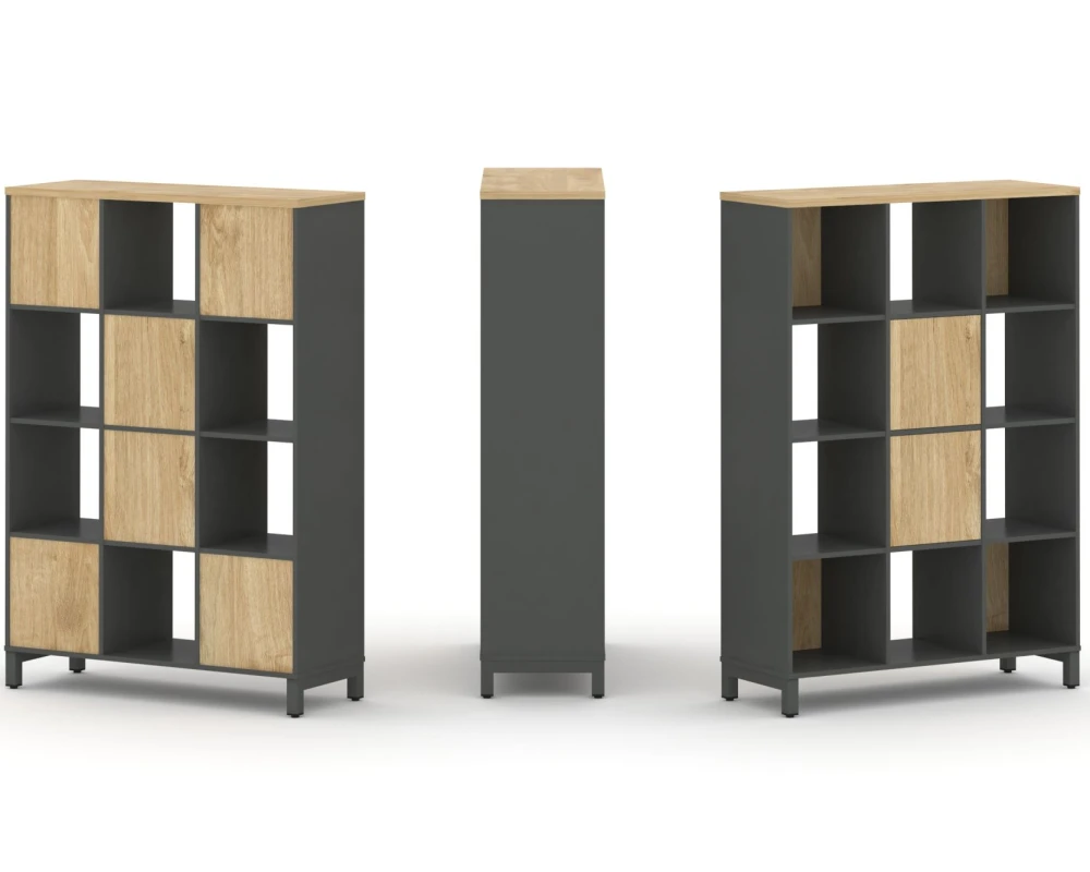 Набор стеллажа 1 сторон., 4 яр. 1121x400x1615 Стайл Проджект / Style Project