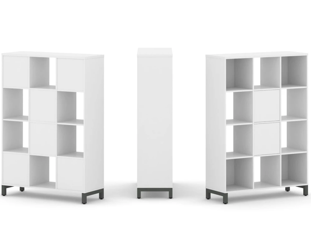 Набор стеллажа 1 сторон., 4 яр. 1121x400x1615 Стайл Проджект / Style Project