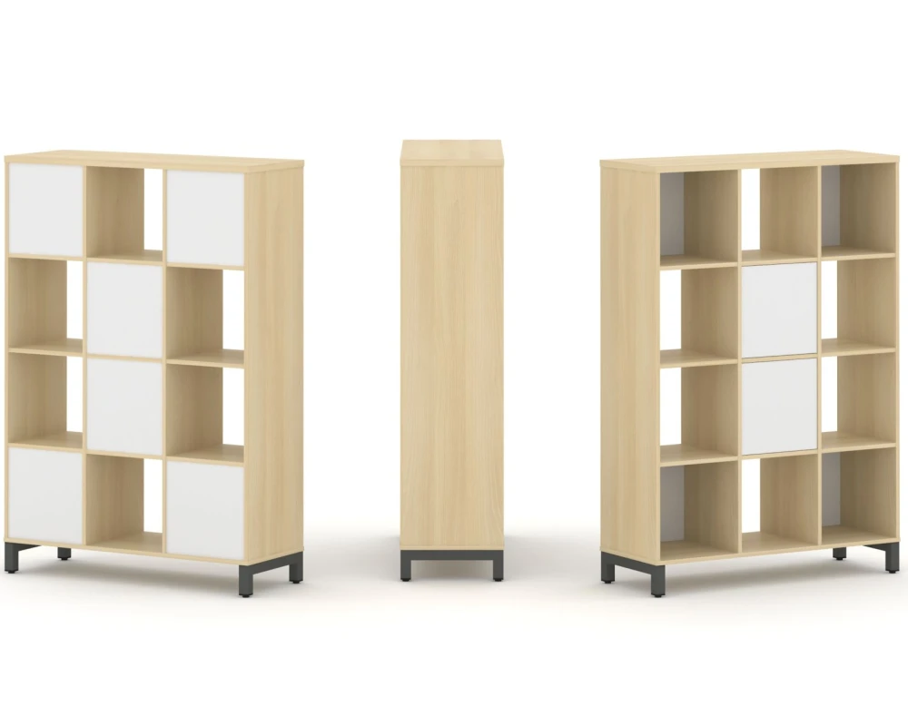 Набор стеллажа 1 сторон., 4 яр. 1121x400x1615 Стайл Проджект / Style Project