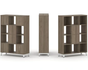 Набор стеллажа 1 сторон., 4 яр. 1121x400x1615 Стайл Проджект / Style Project images