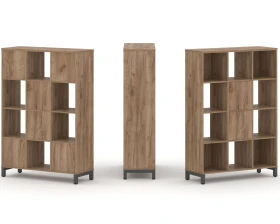 Набор стеллажа 1 сторон., 4 яр. 1121x400x1615 Стайл Проджект / Style Project images