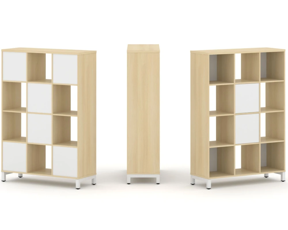 Набор стеллажа 1 сторон., 4 яр. 1121x400x1615 Стайл Проджект / Style Project