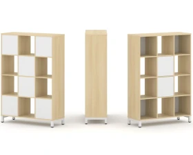 Набор стеллажа 1 сторон., 4 яр. 1121x400x1615 Стайл Проджект / Style Project images