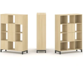 Набор стеллажа 1 сторон., 4 яр. 1121x400x1615 Стайл Проджект / Style Project images