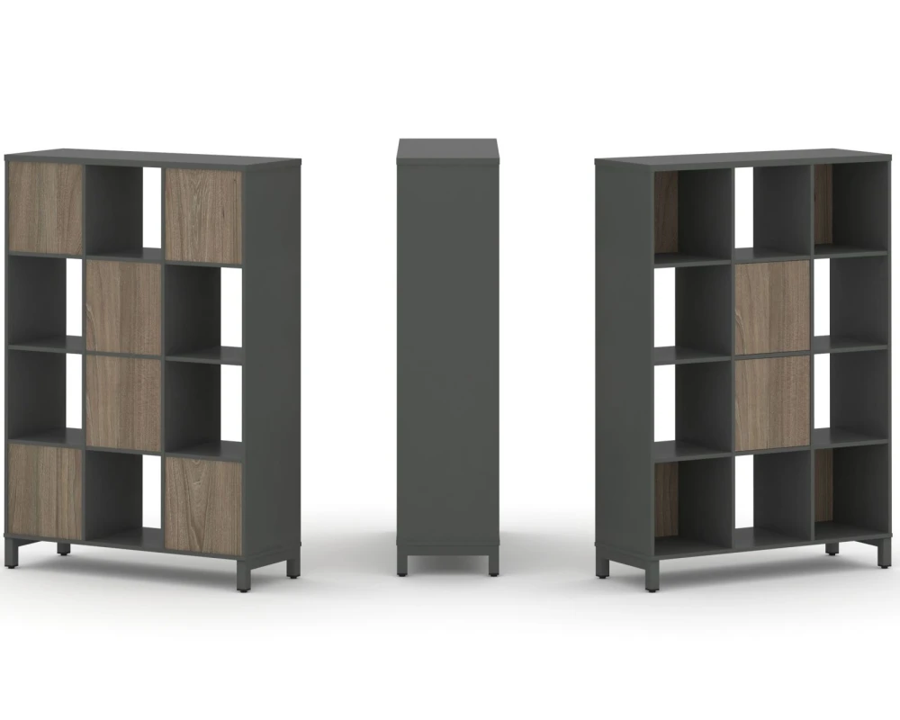 Набор стеллажа 1 сторон., 4 яр. 1121x400x1615 Стайл Проджект / Style Project