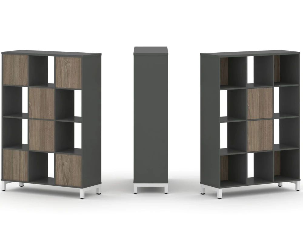 Набор стеллажа 1 сторон., 4 яр. 1121x400x1615 Стайл Проджект / Style Project