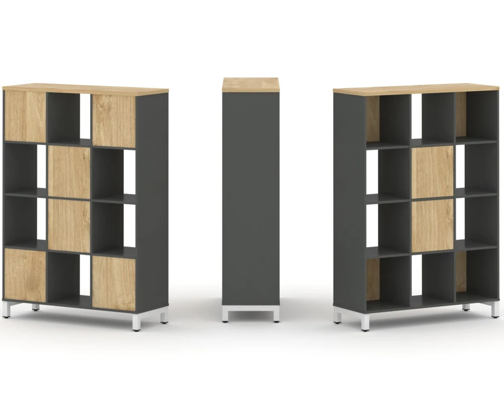 Набор стеллажа 1 сторон., 4 яр. 1121x400x1615 Стайл Проджект / Style Project