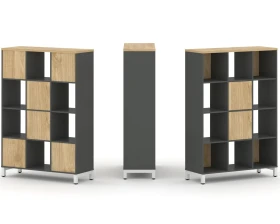 Набор стеллажа 1 сторон., 4 яр. 1121x400x1615 Стайл Проджект / Style Project images