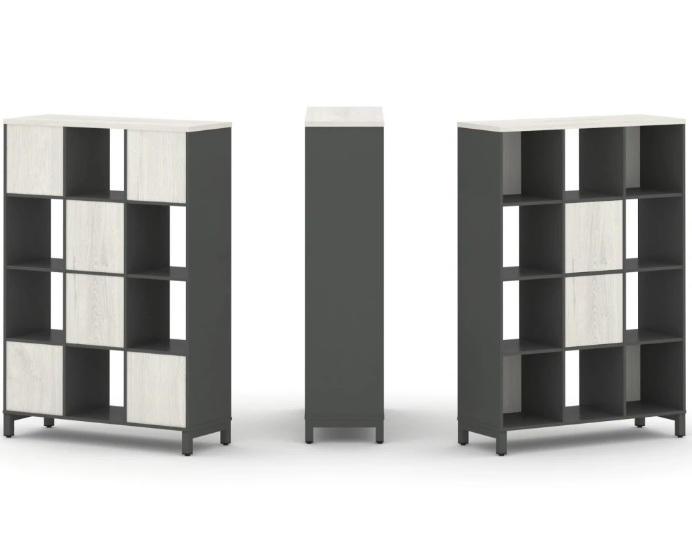 Набор стеллажа 1 сторон., 4 яр. 1121x400x1615 Стайл Проджект / Style Project