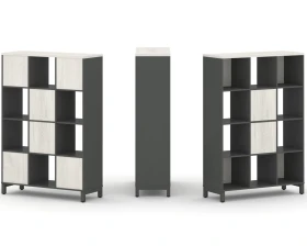 Набор стеллажа 1 сторон., 4 яр. 1121x400x1615 Стайл Проджект / Style Project images