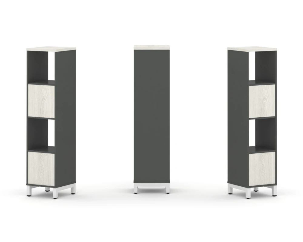 Набор стеллажа 1 сторон., 4 яр. 387x400x1615 Стайл Проджект / Style Project