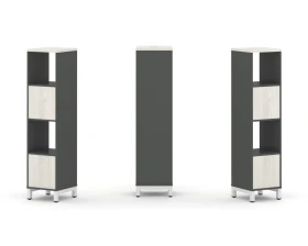 Набор стеллажа 1 сторон., 4 яр. 387x400x1615 Стайл Проджект / Style Project images