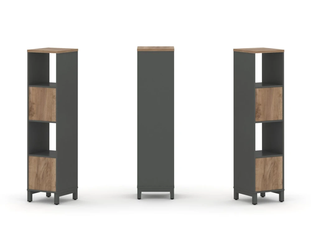 Набор стеллажа 1 сторон., 4 яр. 387x400x1615 Стайл Проджект / Style Project