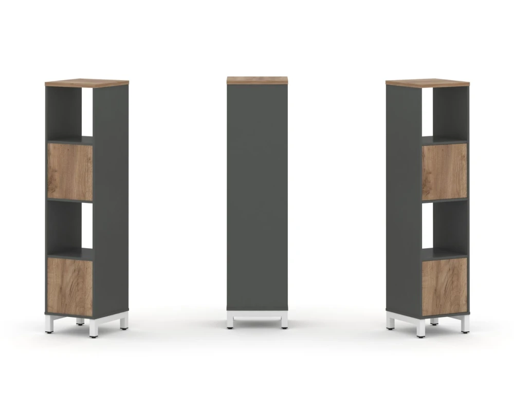 Набор стеллажа 1 сторон., 4 яр. 387x400x1615 Стайл Проджект / Style Project