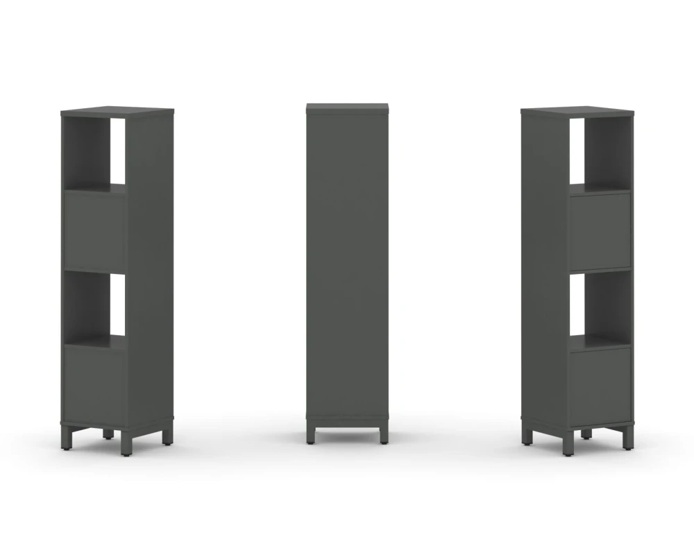 Набор стеллажа 1 сторон., 4 яр. 387x400x1615 Стайл Проджект / Style Project