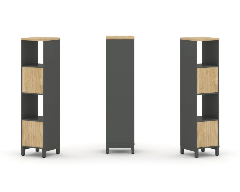 Набор стеллажа 1 сторон., 4 яр. 387x400x1615 Стайл Проджект / Style Project