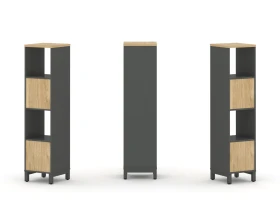 Набор стеллажа 1 сторон., 4 яр. 387x400x1615 Стайл Проджект / Style Project images