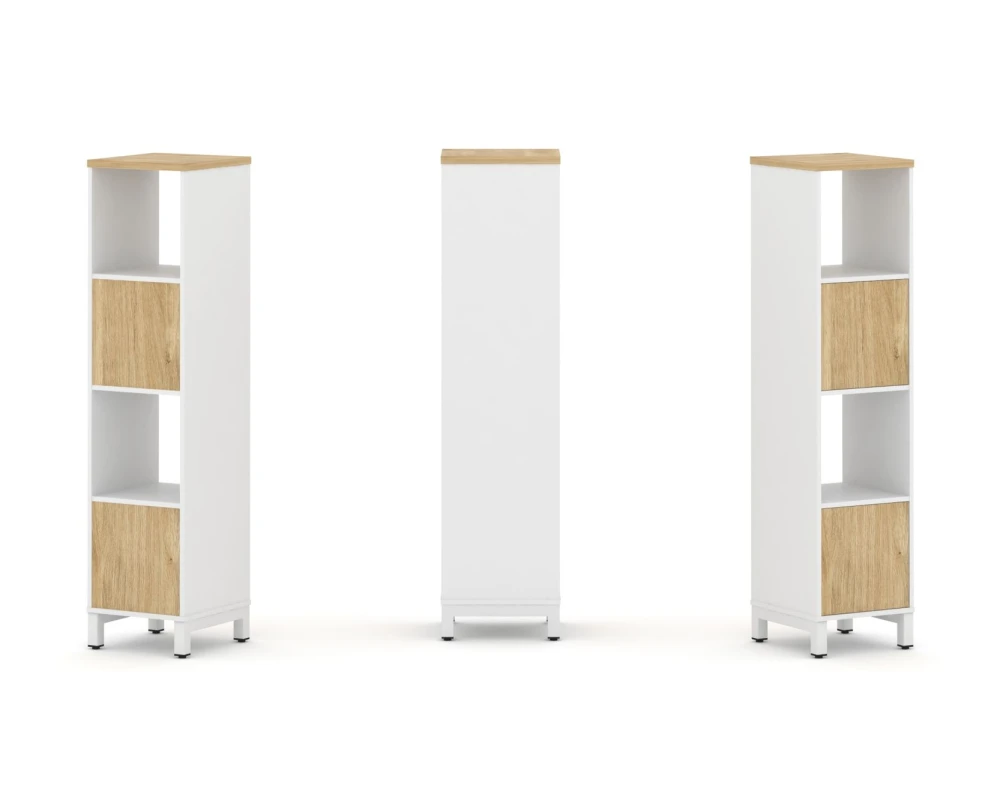 Набор стеллажа 1 сторон., 4 яр. 387x400x1615 Стайл Проджект / Style Project