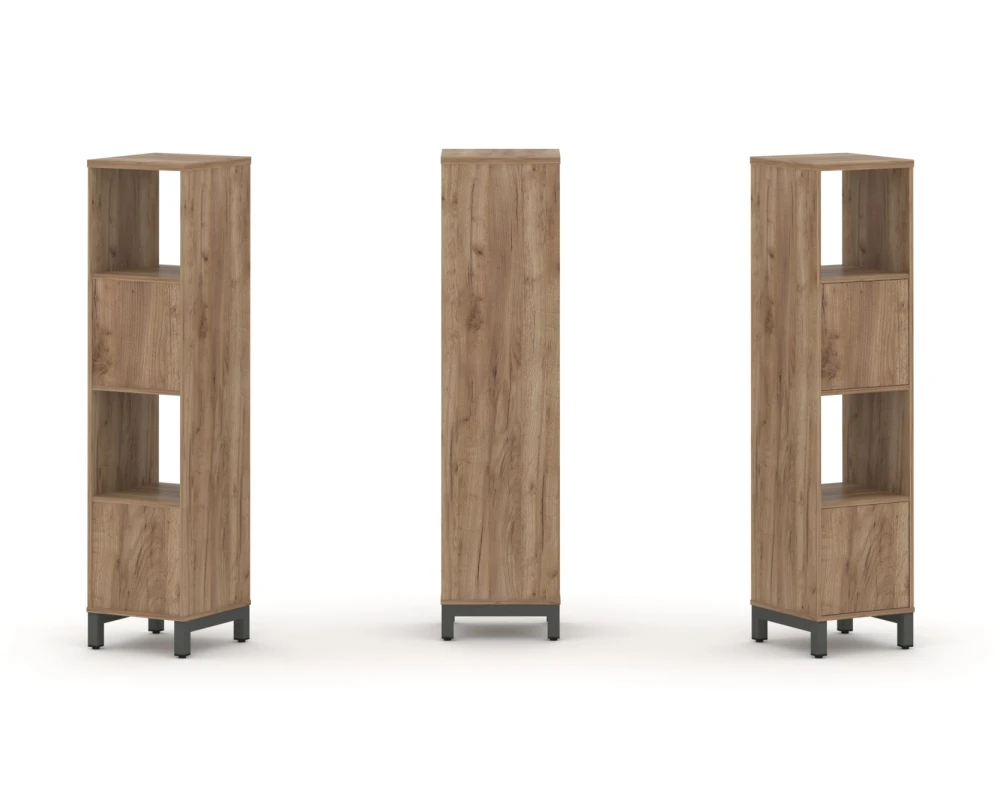 Набор стеллажа 1 сторон., 4 яр. 387x400x1615 Стайл Проджект / Style Project