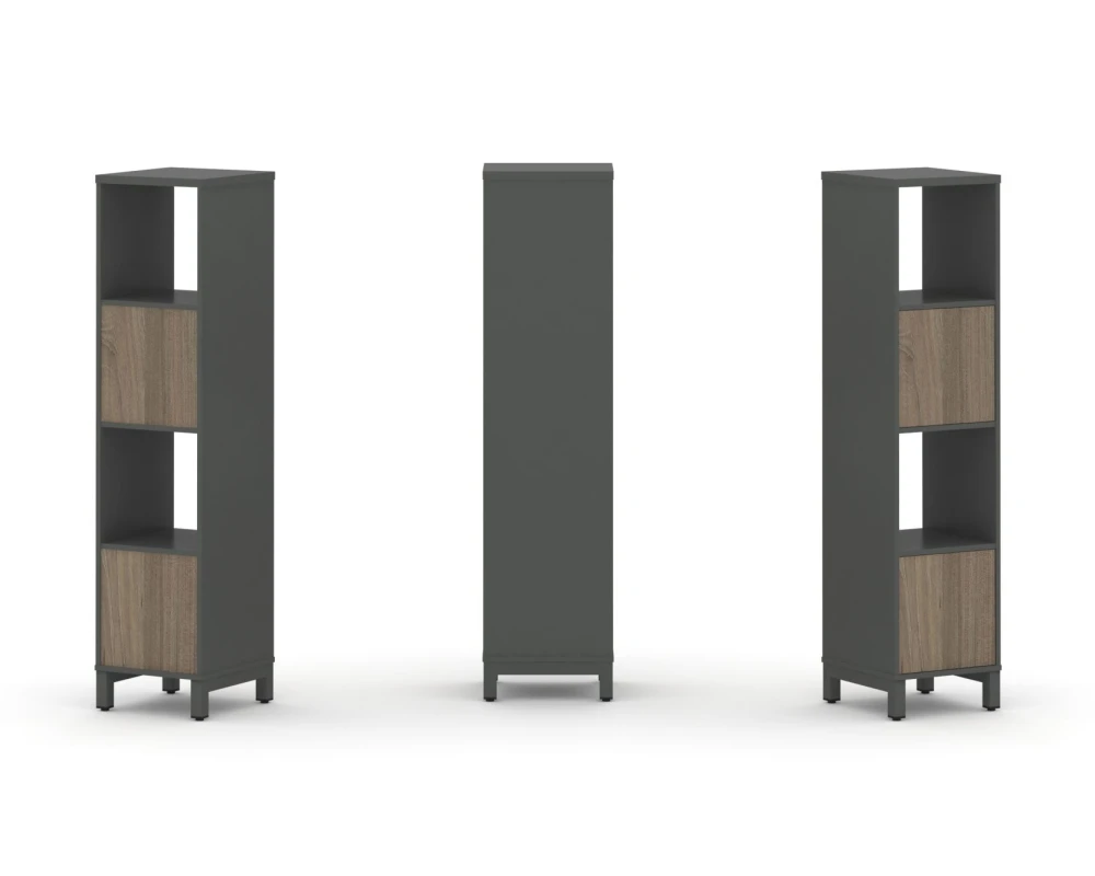 Набор стеллажа 1 сторон., 4 яр. 387x400x1615 Стайл Проджект / Style Project