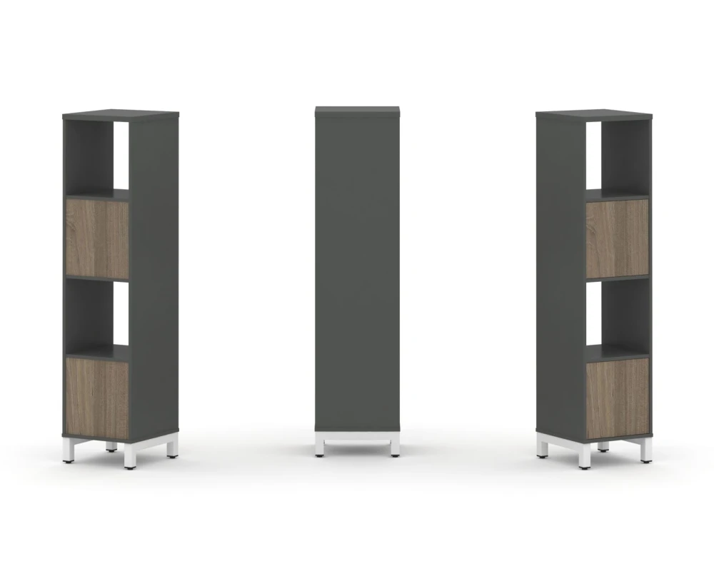 Набор стеллажа 1 сторон., 4 яр. 387x400x1615 Стайл Проджект / Style Project