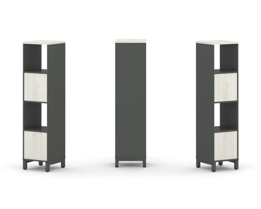 Набор стеллажа 1 сторон., 4 яр. 387x400x1615 Стайл Проджект / Style Project