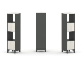 Набор стеллажа 1 сторон., 4 яр. 387x400x1615 Стайл Проджект / Style Project images