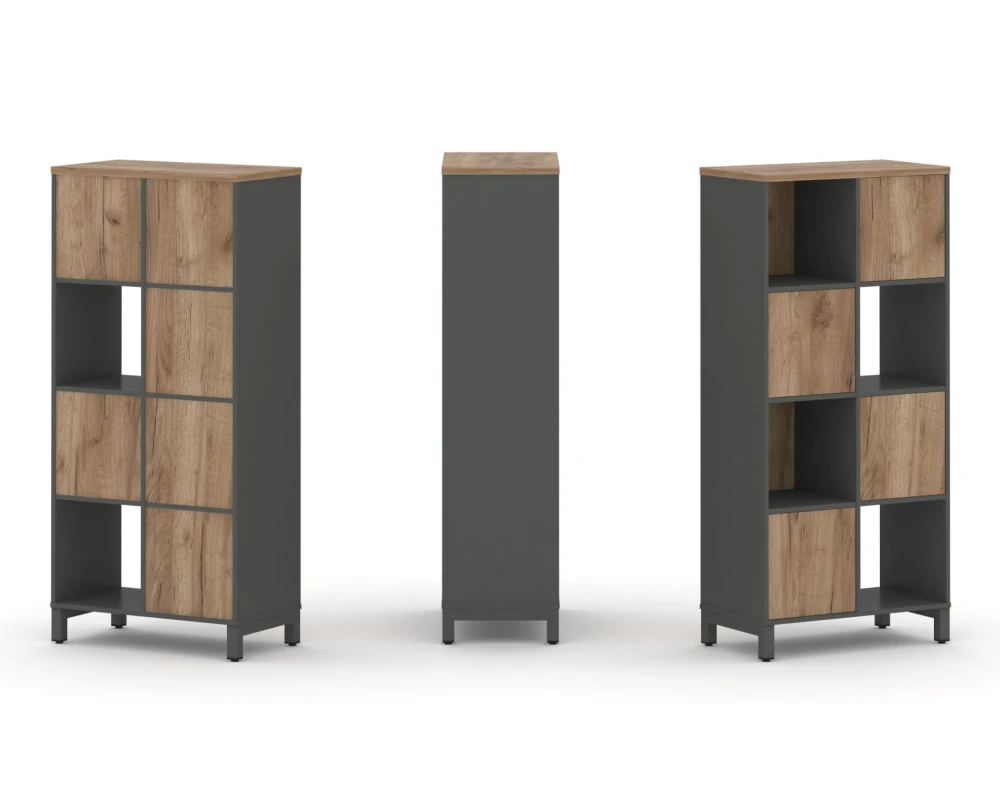 Набор стеллажа 1 сторон., 4 яр. 754x400x1615 Стайл Проджект / Style Project