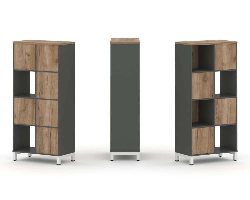 Набор стеллажа 1 сторон., 4 яр. 754x400x1615 Стайл Проджект / Style Project