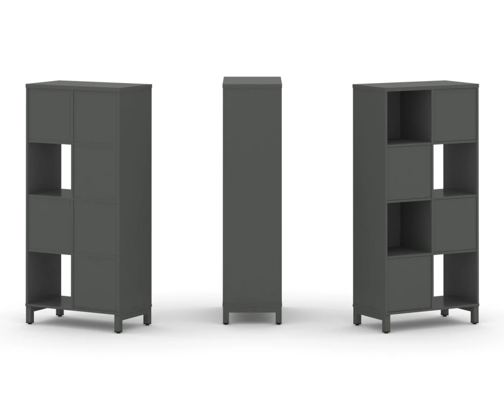 Набор стеллажа 1 сторон., 4 яр. 754x400x1615 Стайл Проджект / Style Project