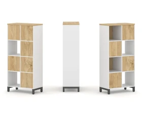 Набор стеллажа 1 сторон., 4 яр. 754x400x1615 Стайл Проджект / Style Project images