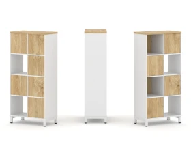 Набор стеллажа 1 сторон., 4 яр. 754x400x1615 Стайл Проджект / Style Project images