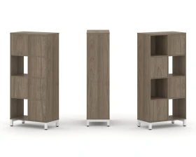 Набор стеллажа 1 сторон., 4 яр. 754x400x1615 Стайл Проджект / Style Project images