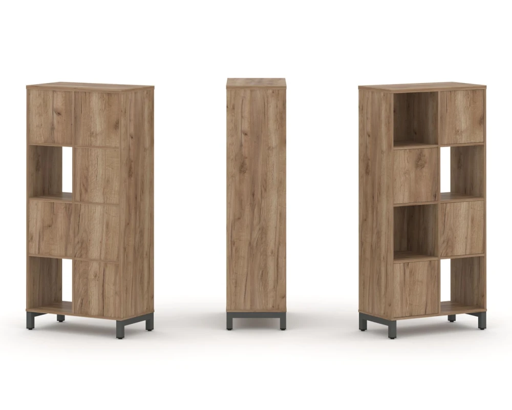 Набор стеллажа 1 сторон., 4 яр. 754x400x1615 Стайл Проджект / Style Project