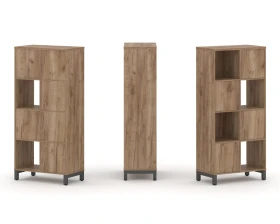 Набор стеллажа 1 сторон., 4 яр. 754x400x1615 Стайл Проджект / Style Project images