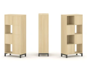 Набор стеллажа 1 сторон., 4 яр. 754x400x1615 Стайл Проджект / Style Project images