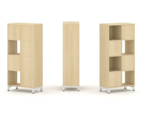 Набор стеллажа 1 сторон., 4 яр. 754x400x1615 Стайл Проджект / Style Project images