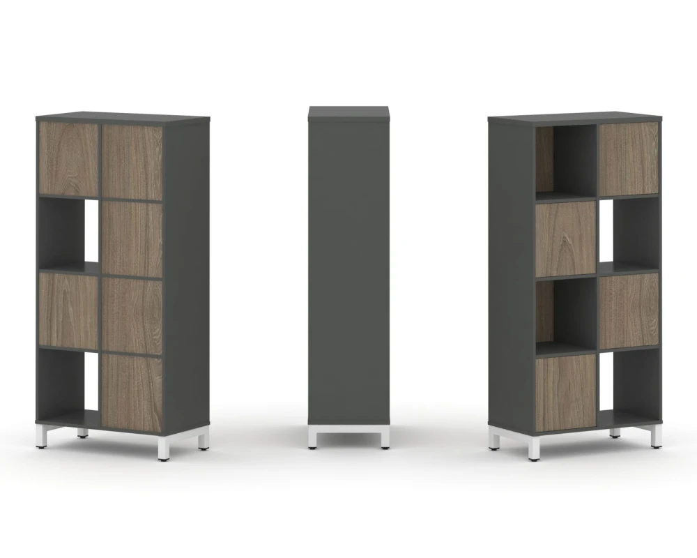 Набор стеллажа 1 сторон., 4 яр. 754x400x1615 Стайл Проджект / Style Project