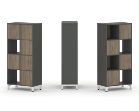 Набор стеллажа 1 сторон., 4 яр. 754x400x1615 Стайл Проджект / Style Project images