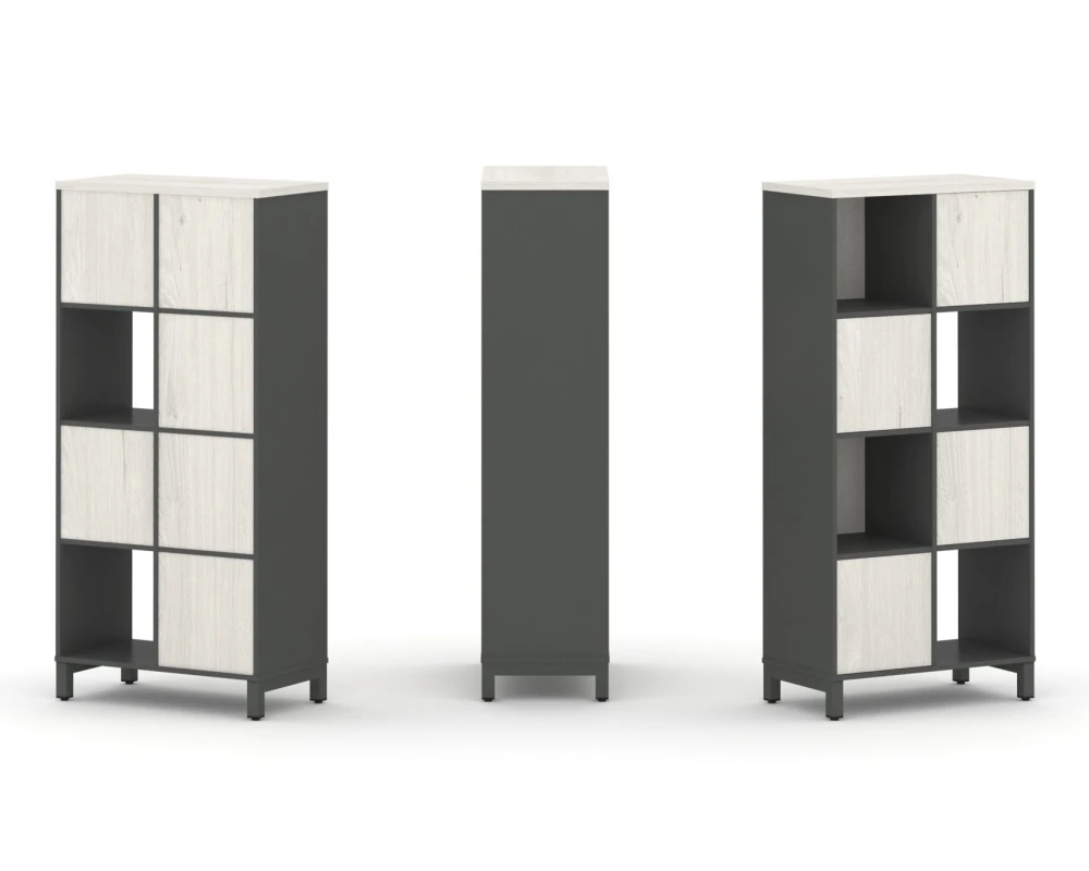 Набор стеллажа 1 сторон., 4 яр. 754x400x1615 Стайл Проджект / Style Project