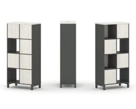 Набор стеллажа 1 сторон., 4 яр. 754x400x1615 Стайл Проджект / Style Project images