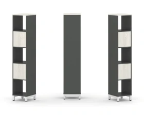 Набор стеллажа 1 сторон., 5 яр. 387x400x1982 Стайл Проджект / Style Project images