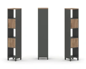 Набор стеллажа 1 сторон., 5 яр. 387x400x1982 Стайл Проджект / Style Project images