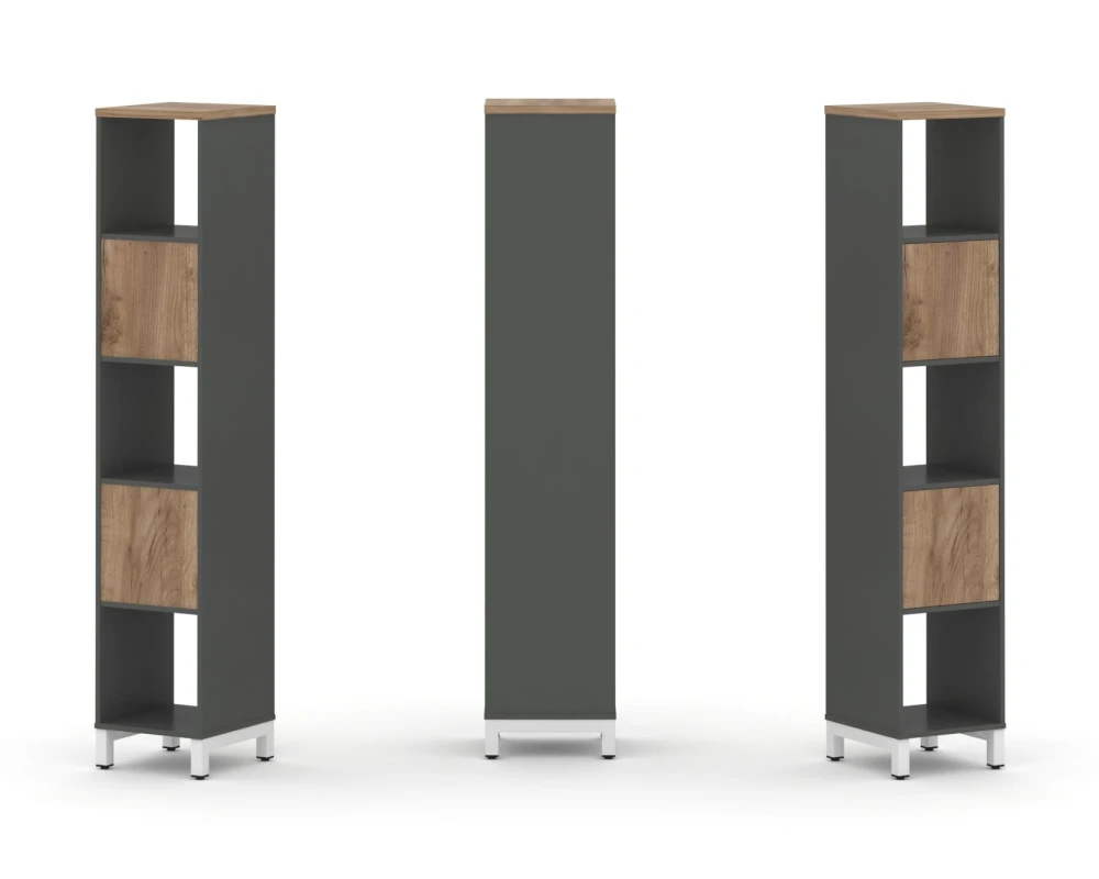 Набор стеллажа 1 сторон., 5 яр. 387x400x1982 Стайл Проджект / Style Project